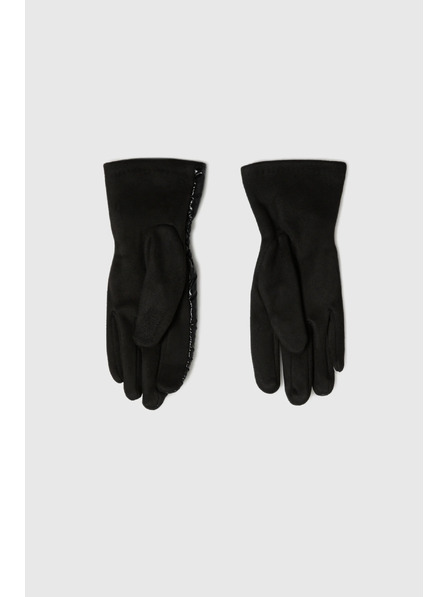 Moodo Rokavice iz umetnega usnja črne Moodo