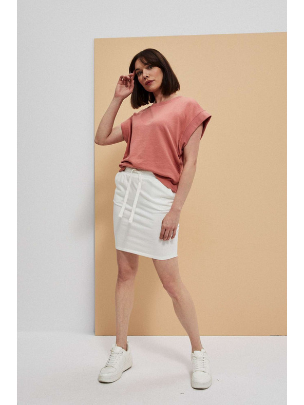 Moodo Gladko krilo do kolen biserasto Moodo