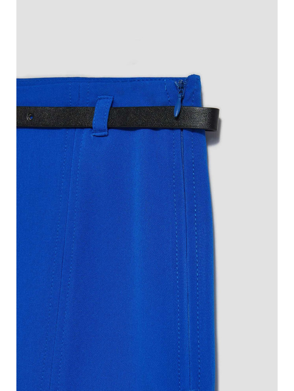 Moodo Modro mini krilo z pasom Moodo