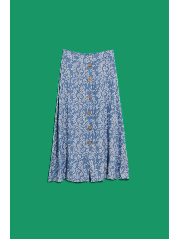 Moodo Lyocellovo krilo s cvetličnim tiskom Moodo