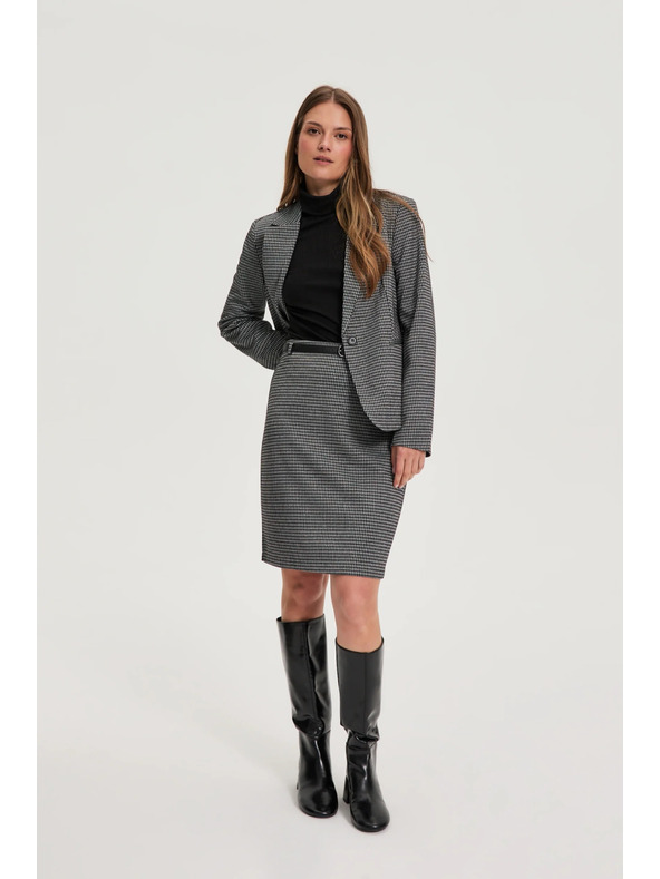 Moodo Krilo v pepita vzorcu siva Moodo