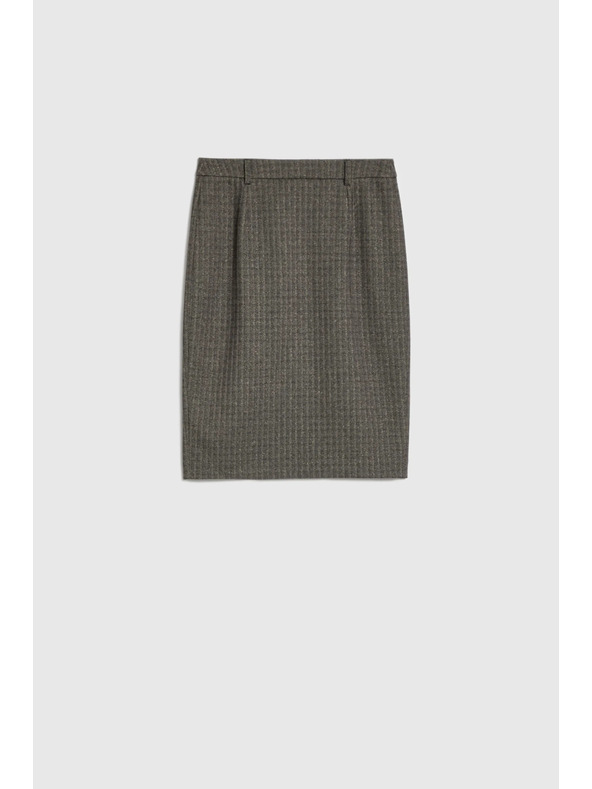 Moodo Svinjena krilo do kolen temno bež Moodo