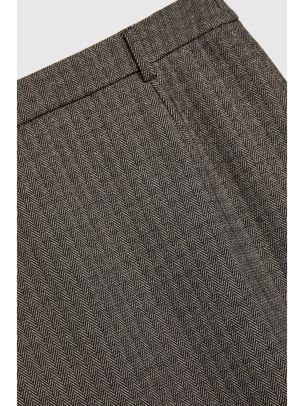 Moodo Svinjena krilo do kolen temno bež Moodo