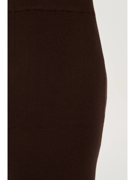 Moodo Pleteno rjavo krilo Moodo