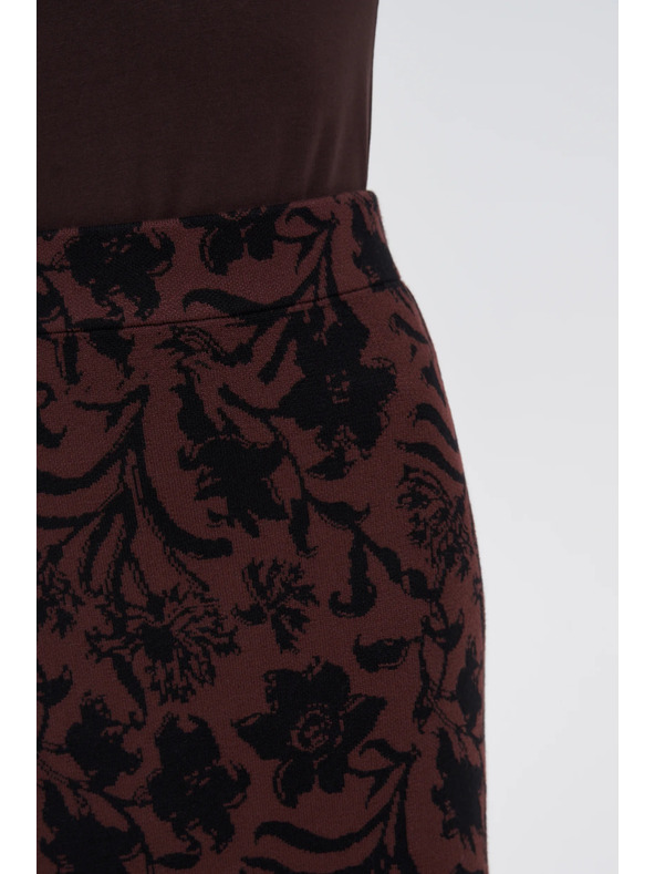 Moodo Pleteno rjavo krilo Moodo