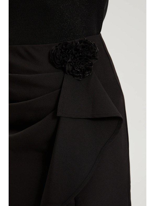 Moodo Črno krilo z volani Moodo