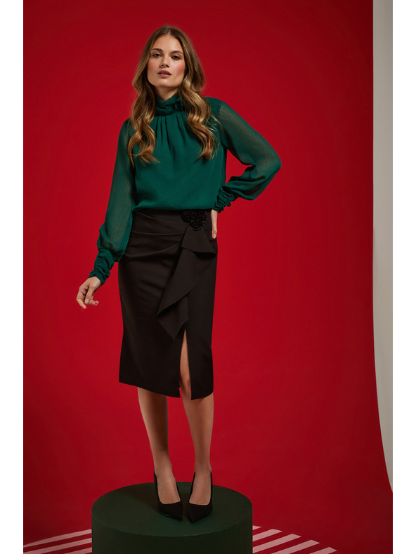 Moodo Črno krilo z volani Moodo