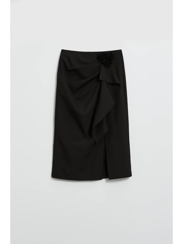 Moodo Črno krilo z volani Moodo