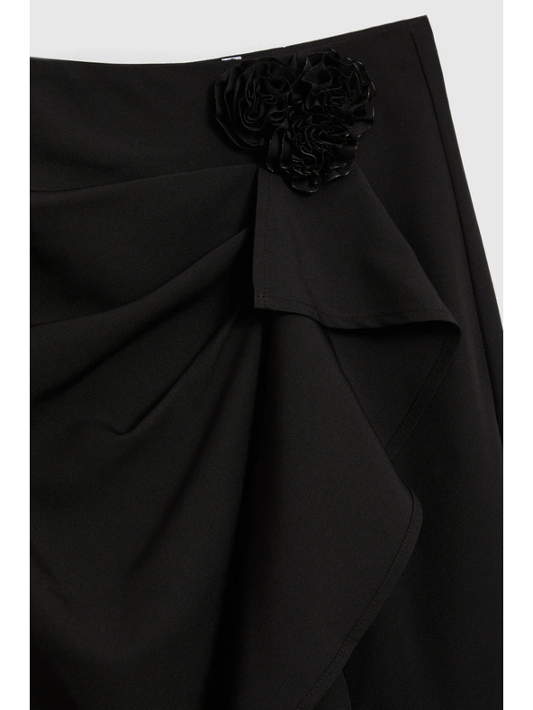 Moodo Črno krilo z volani Moodo