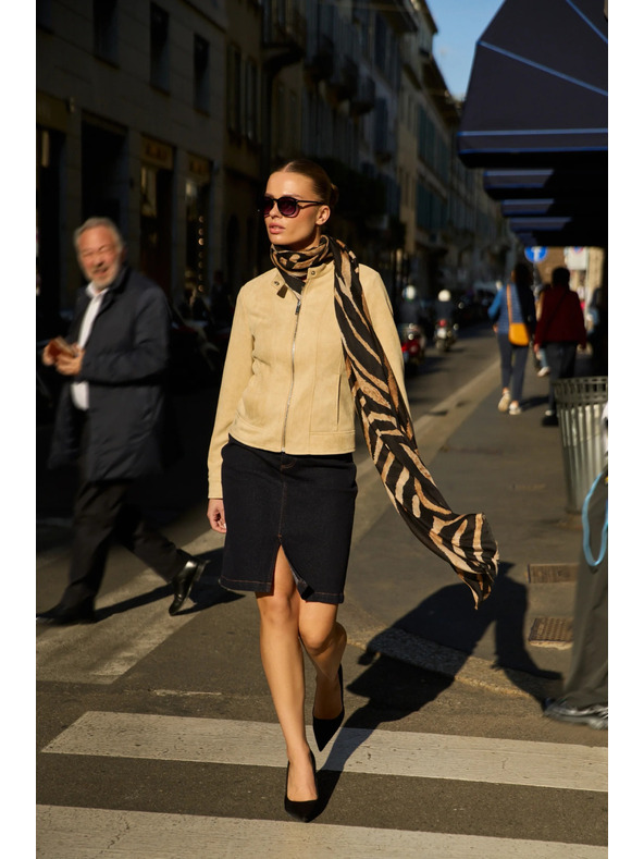 Moodo Jeans krilo temno modro Moodo