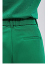 Moodo Zelene hlače z širokim hlačnicami Moodo