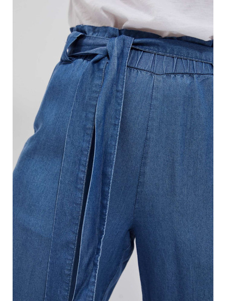 Moodo Liocellne hlače z ravnimi hlačnicami Moodo