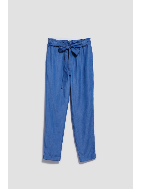 Moodo Liocellne hlače z ravnimi hlačnicami Moodo