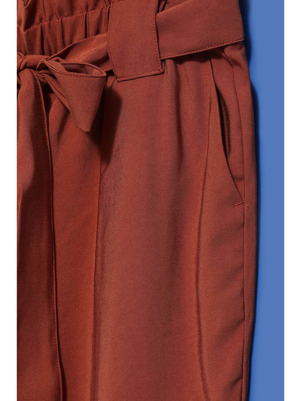 Moodo Viskozne hlače z ravno hlačnico Moodo