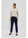 Moodo Temno modre chino hlače Moodo