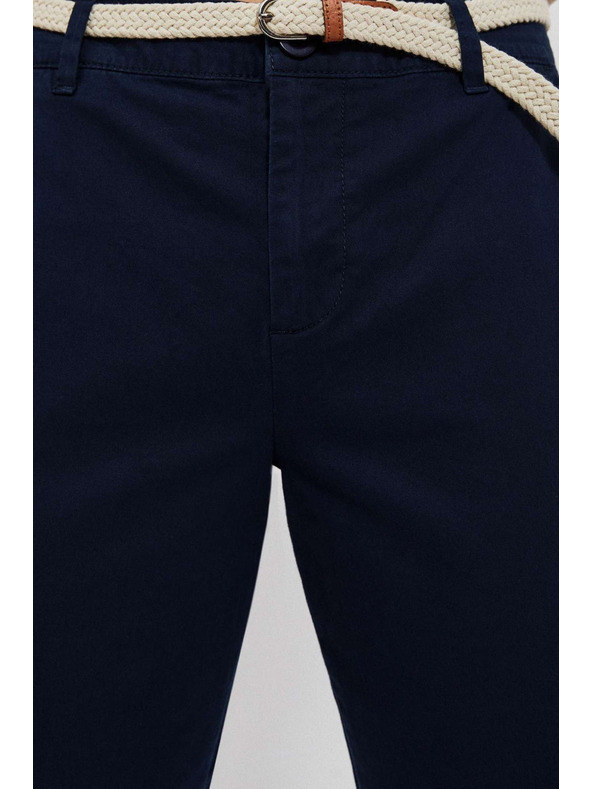 Moodo Temno modre chino hlače Moodo