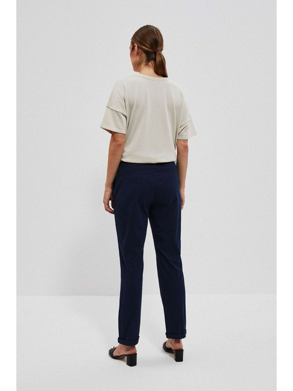 Moodo Temno modre chino hlače Moodo