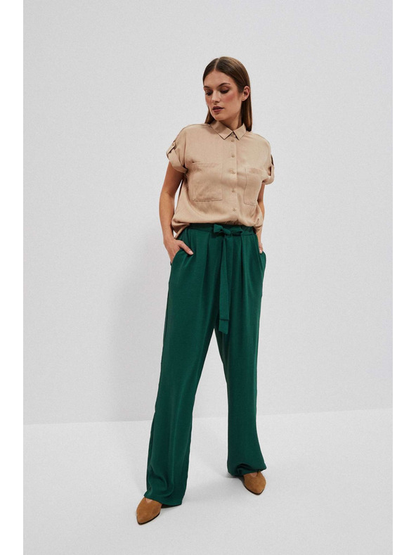 Moodo Malahinste hlače z širokim hlačnicami Moodo