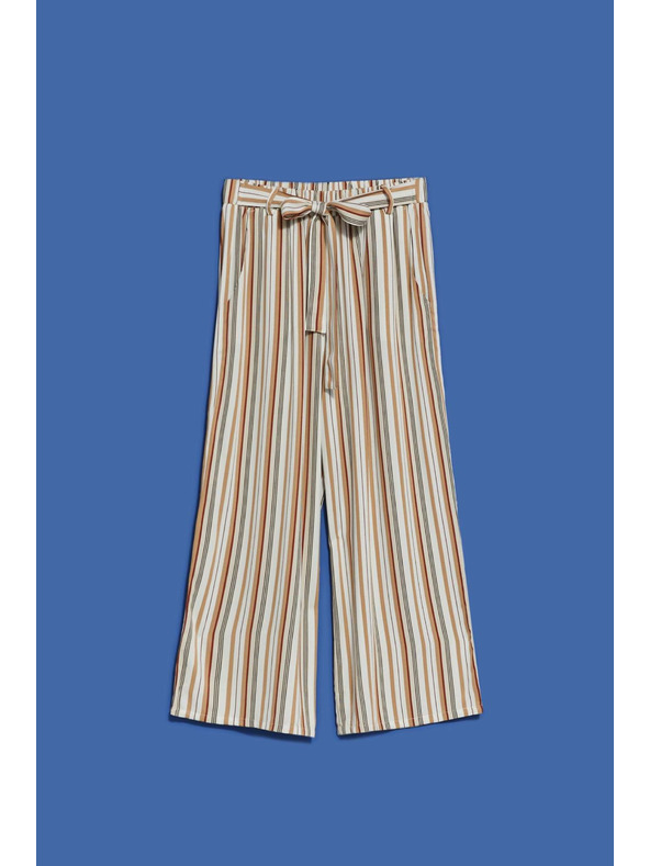 Moodo Biserne prečrtane hlačne krilo Moodo