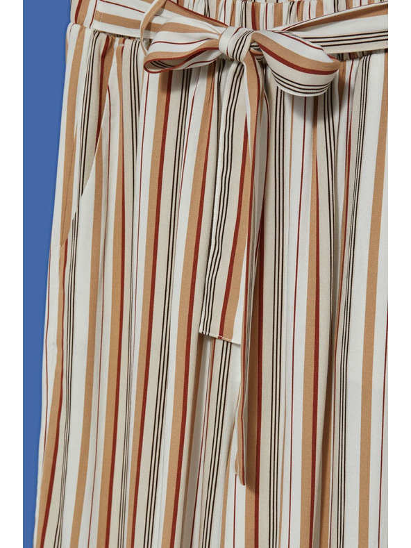 Moodo Biserne prečrtane hlačne krilo Moodo