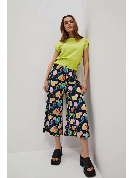 Moodo Vzorčaste hlačke kullotes biseraste Moodo