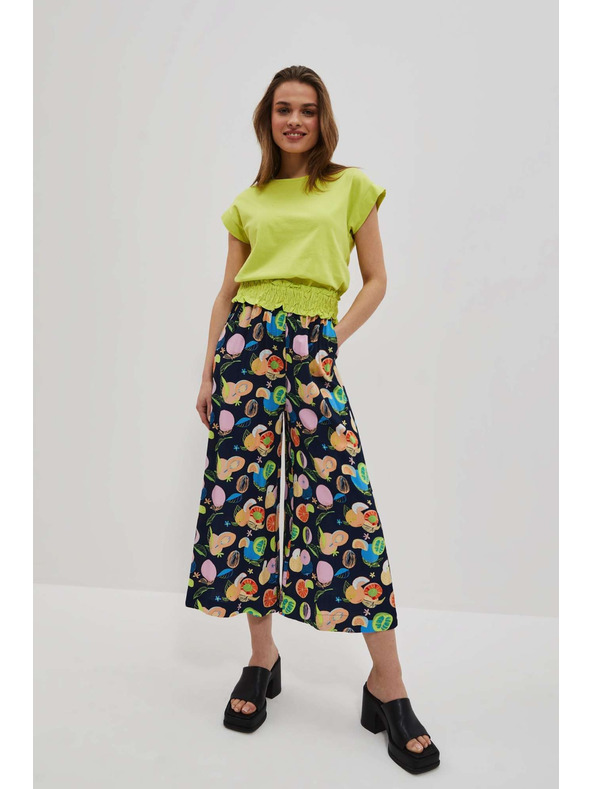 Moodo Vzorčaste hlačke kullotes biseraste Moodo