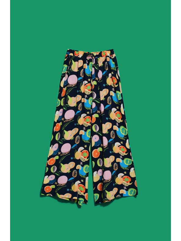 Moodo Vzorčaste hlačke kullotes biseraste Moodo