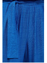 Moodo Azurne hlače z širokim hlačnicami Moodo