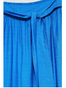 Moodo Azurne hlače z širokim hlačnicami Moodo