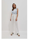 Moodo Lanene hlače s širokim krojem Moodo