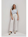 Moodo Lanene hlače s širokim krojem Moodo