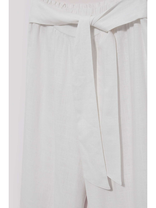 Moodo Lanene hlače s širokim krojem Moodo