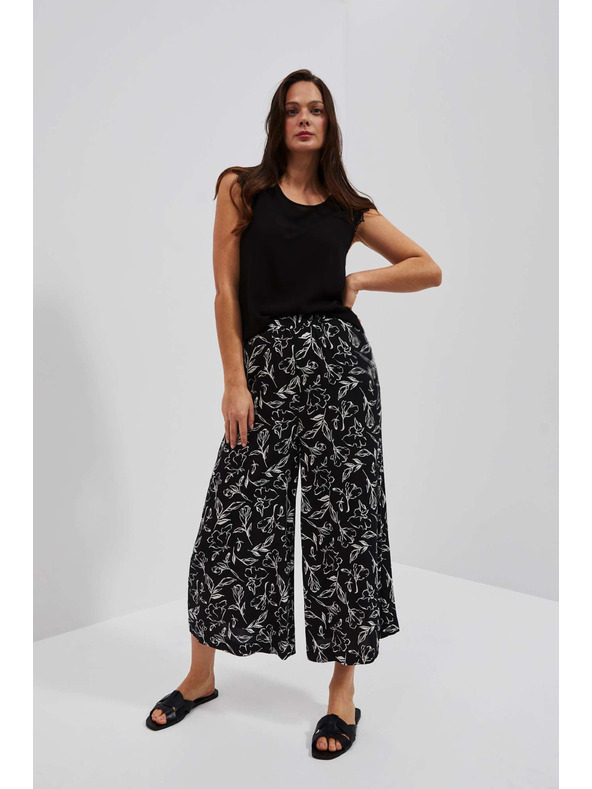 Moodo Hlače s cvetnimotiskom Moodo