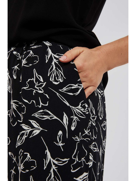 Moodo Hlače s cvetnimotiskom Moodo