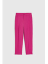 Moodo Fuksijske hlače z ravnimi hlačnicami Moodo