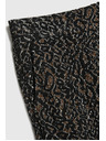 Moodo Črne hlače z leopardjim vzorcem Moodo