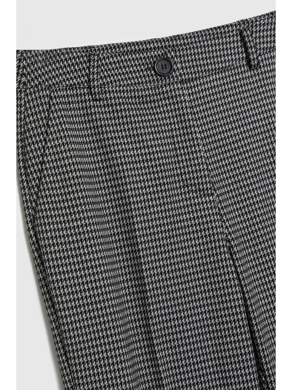 Moodo Sive hlače v pepita vzorcu Moodo