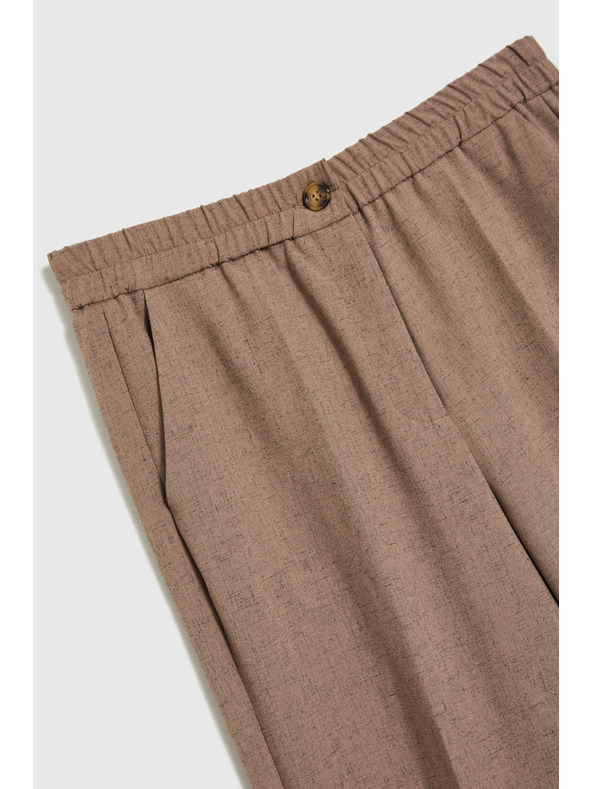 Moodo Rjave cigaretne hlače Moodo