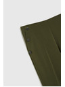 Moodo Temno olivne cigaretne hlače Moodo