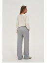 Moodo Sive hlače z širokim hlačnicami Moodo