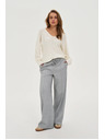 Moodo Sive hlače z širokim hlačnicami Moodo