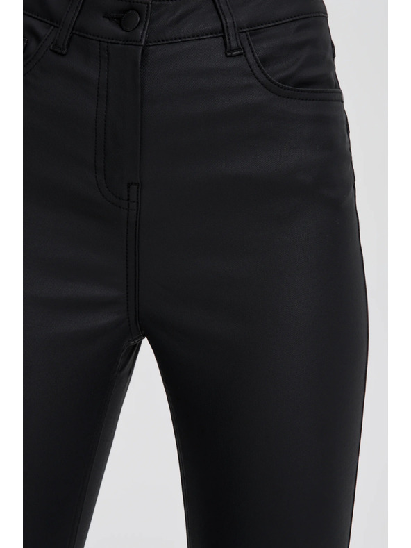 Moodo Voskane hlače črne Moodo