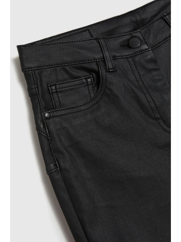 Moodo Voskane hlače črne Moodo