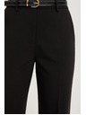 Moodo Črne hlače z pasom Moodo