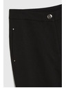Moodo Gladke črne hlače Moodo