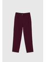 Moodo Gladke burgundske hlače Moodo