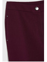 Moodo Gladke burgundske hlače Moodo