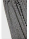 Moodo Sive bombažne hlače z širokimi hlačnicami Moodo