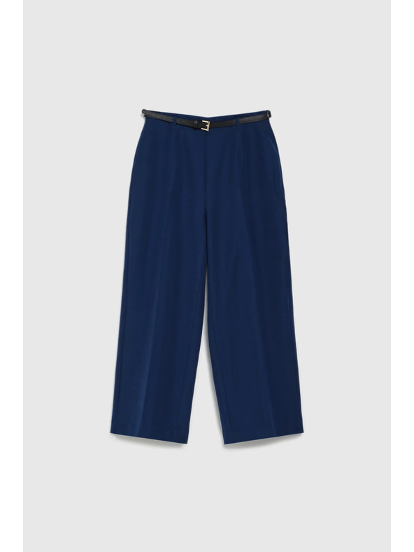 Moodo Temno modre hlače z pasom Moodo