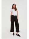 Moodo Črne hlače z pasom Moodo